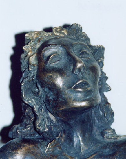 La Maschera - Bronzo H. 22 cm